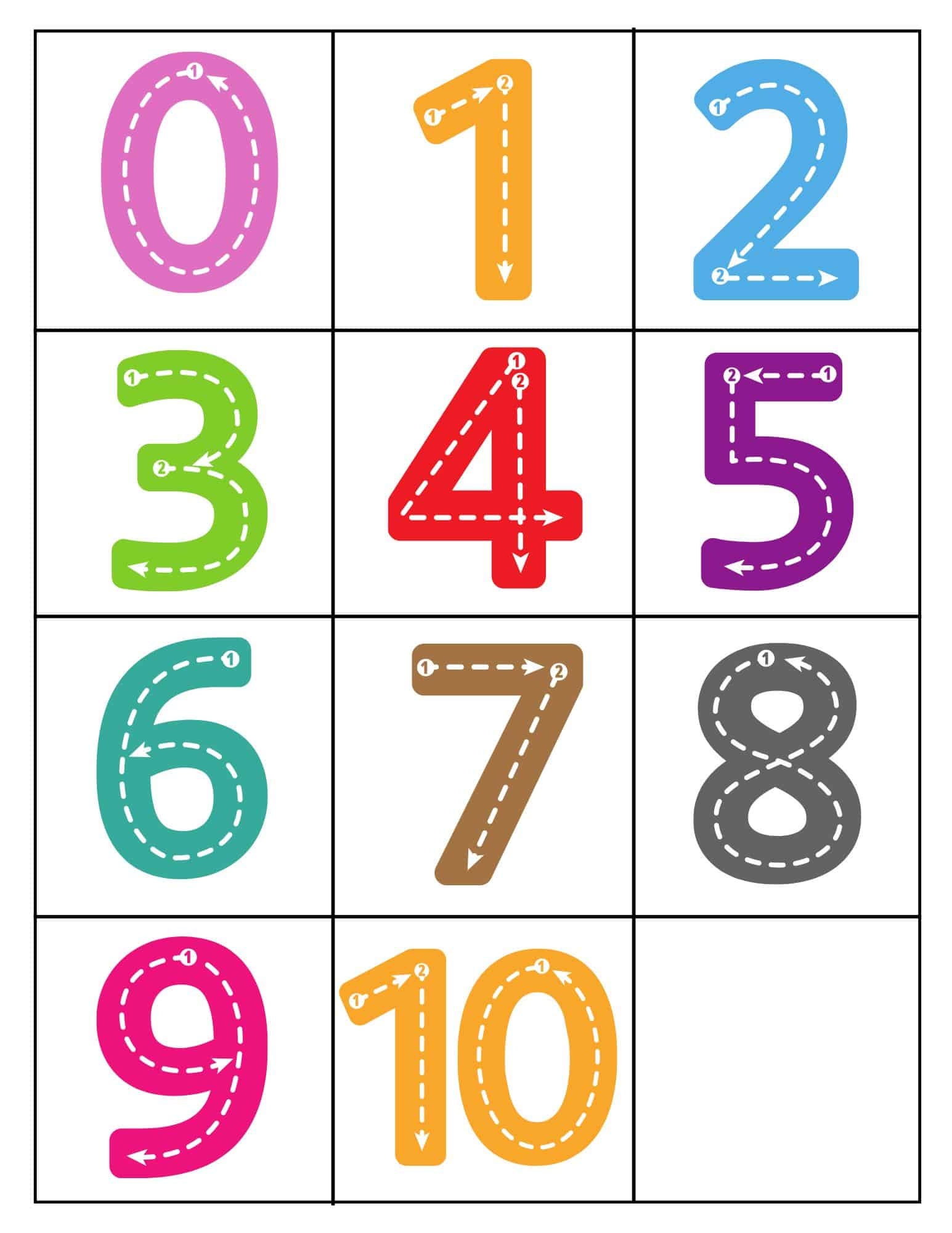 Number Templates Printable Free Number Templates Printable Free