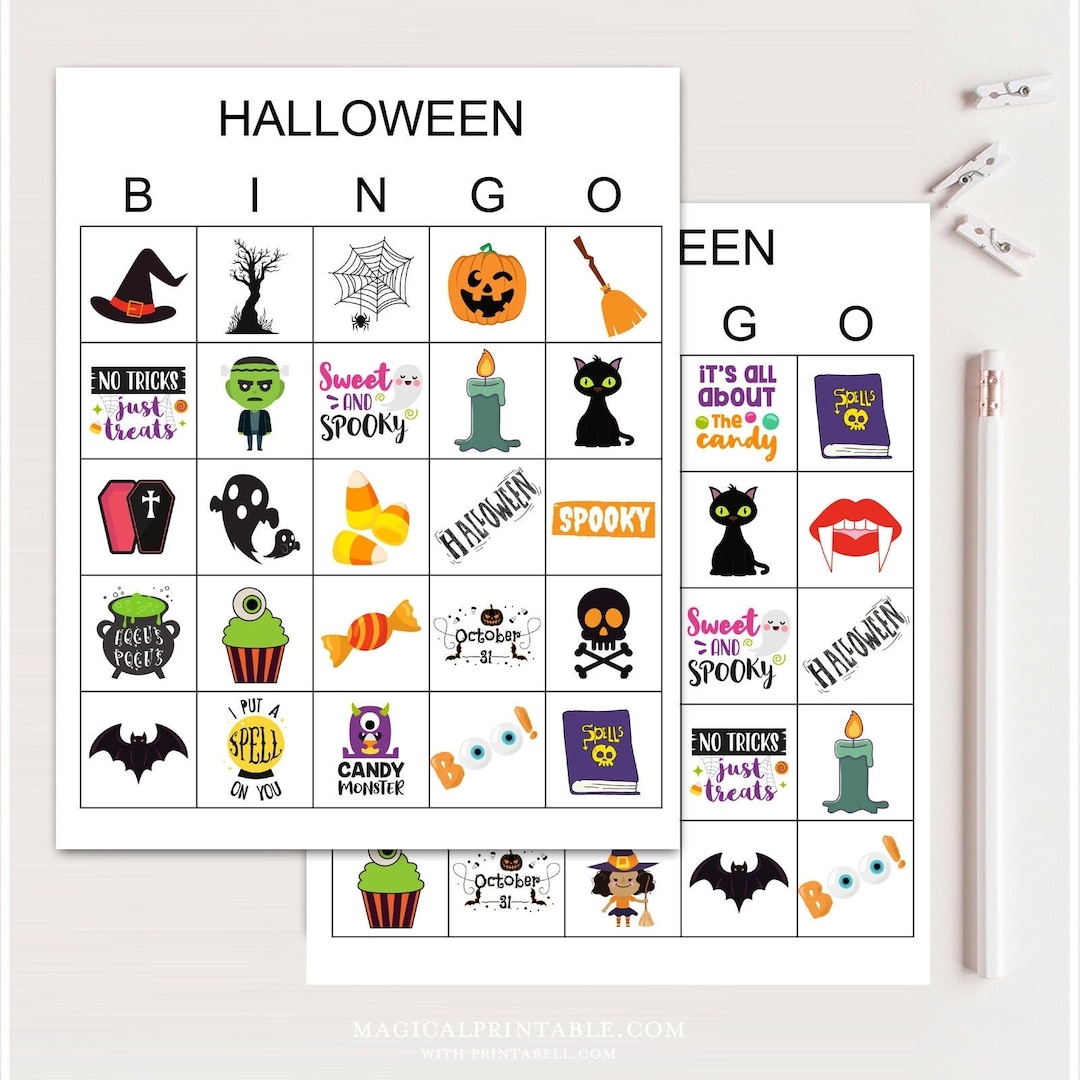 Free Halloween Bingo Printables