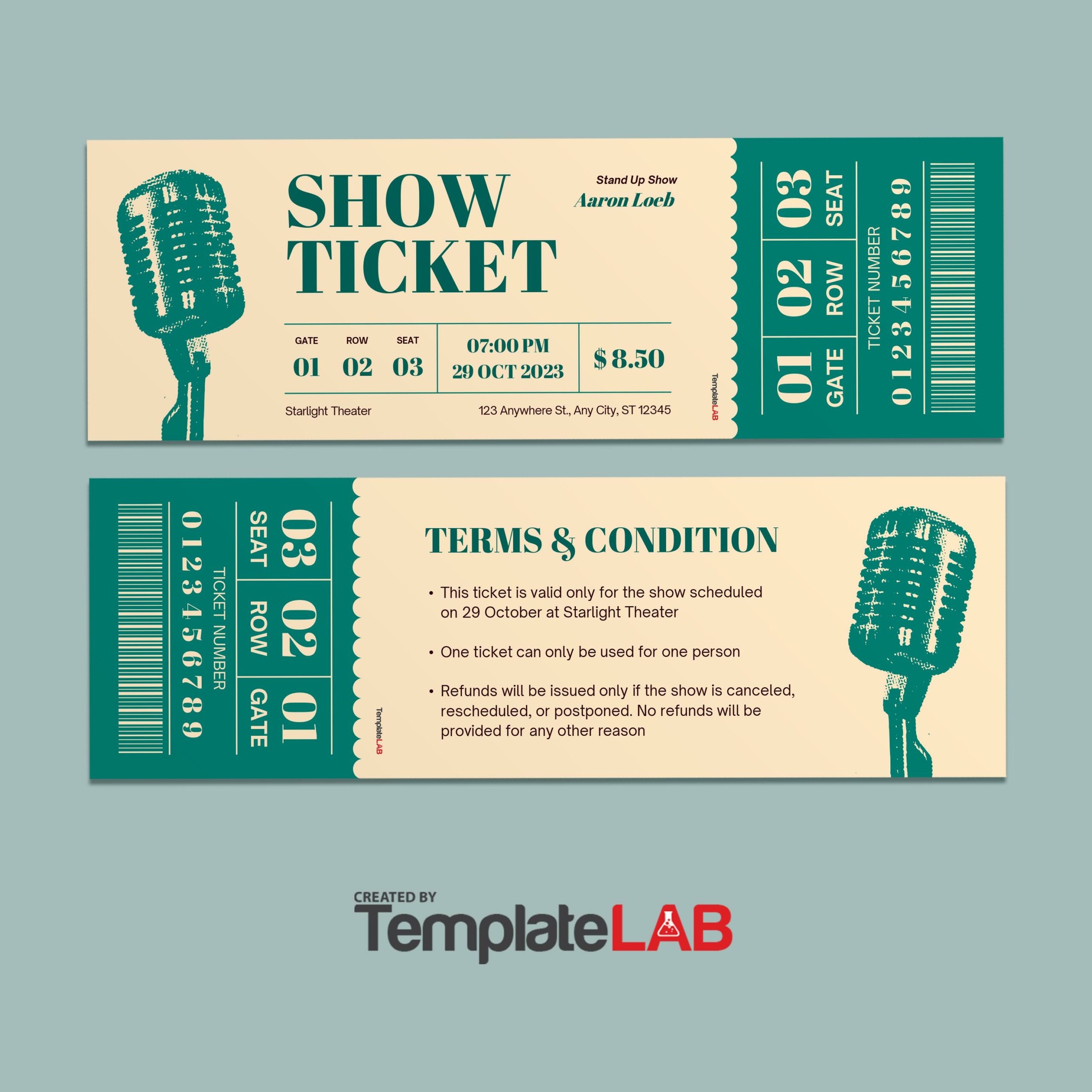 12 FREE Event Ticket Templates Word PowerPoint PSD 12 FREE Event Ticket Templates Word PowerPoint PSD