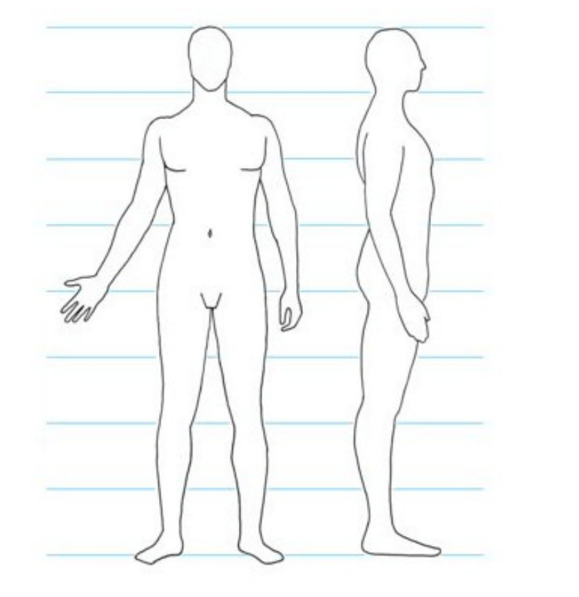 Free Printable Body Outline Template