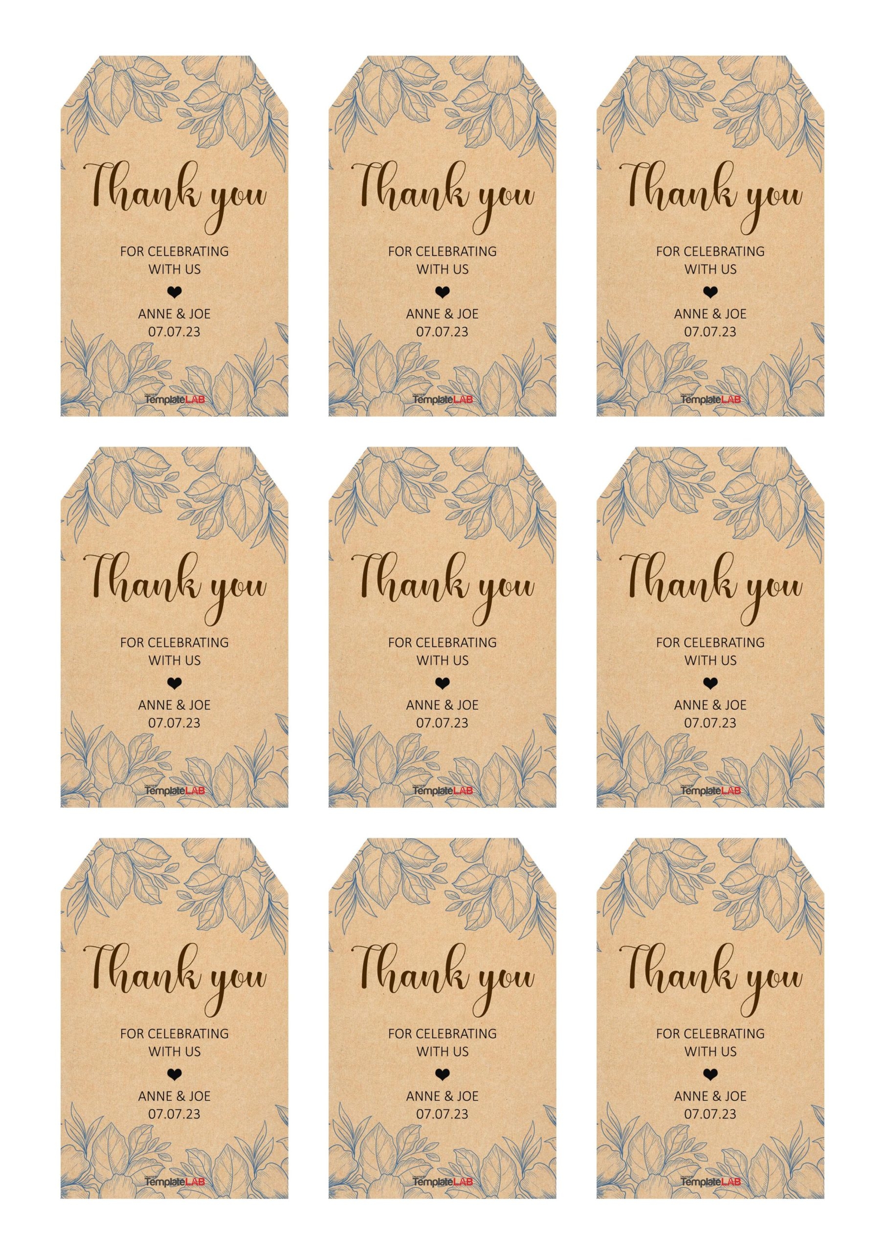 Downloadable Free Printable Gift Tags Templates