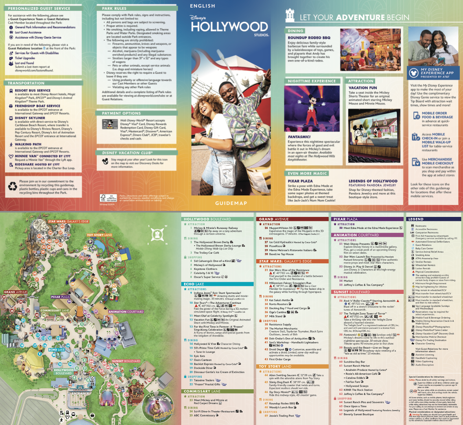 Printable Map Of Hollywood Studios