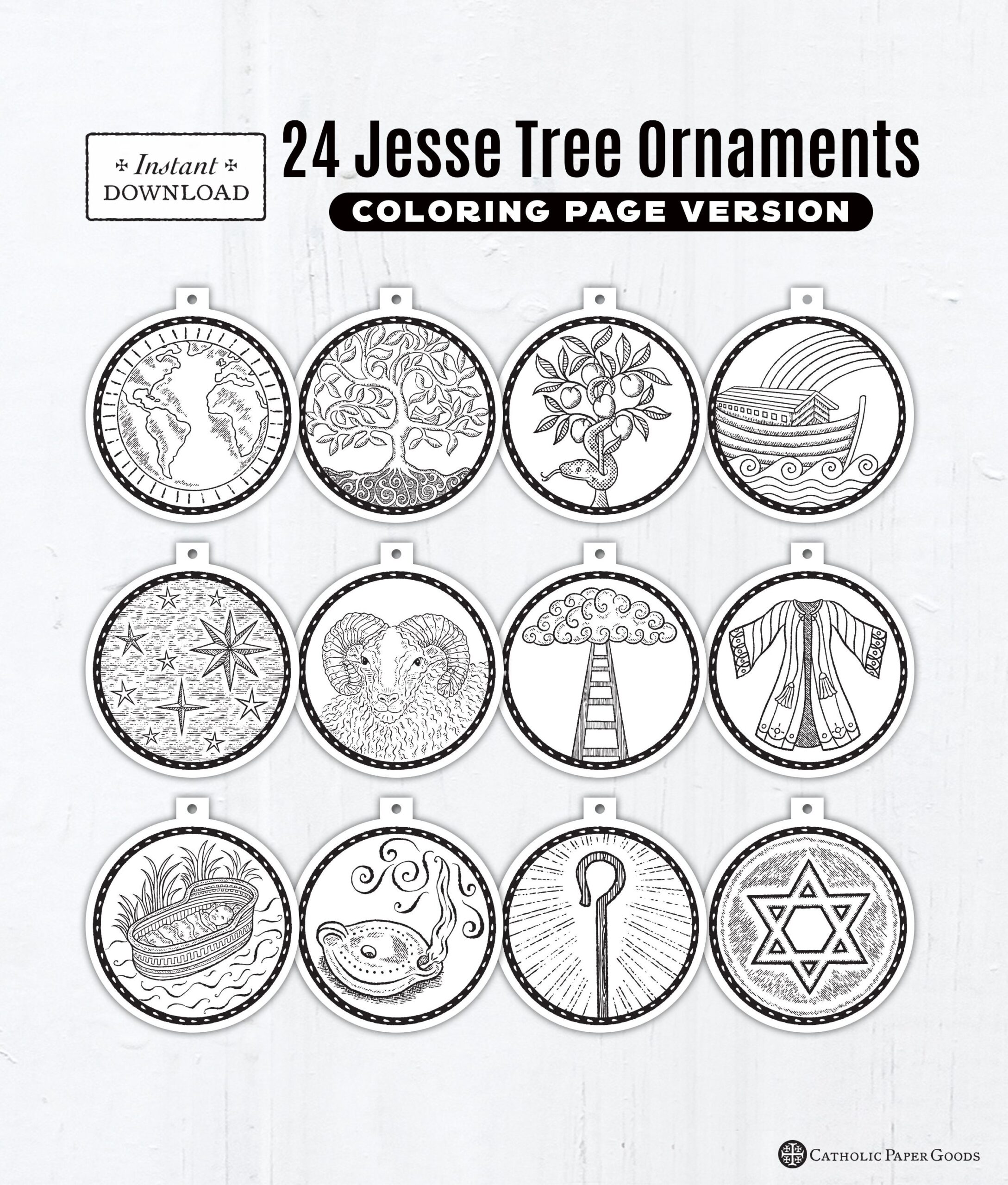 Free Printable Jesse Tree
