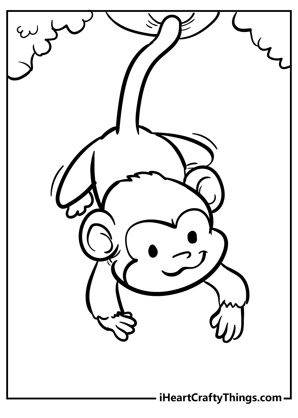 25 Monkey Coloring Pages 100 Free Printables