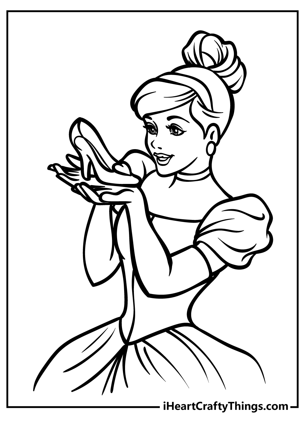 Cinderella Free Printable Coloring Pages