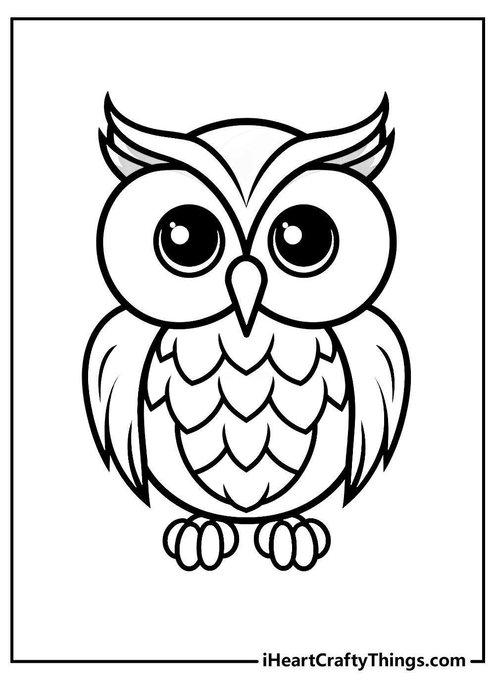 Free Printable Owl Eyes Template