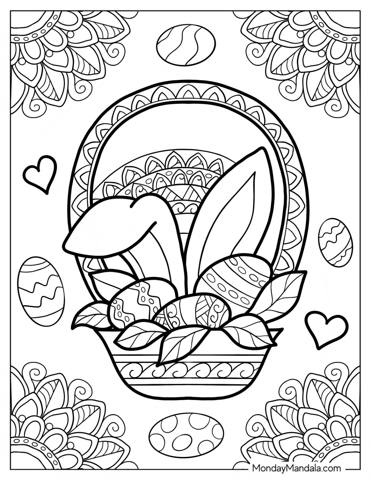Free Easter Coloring Printables