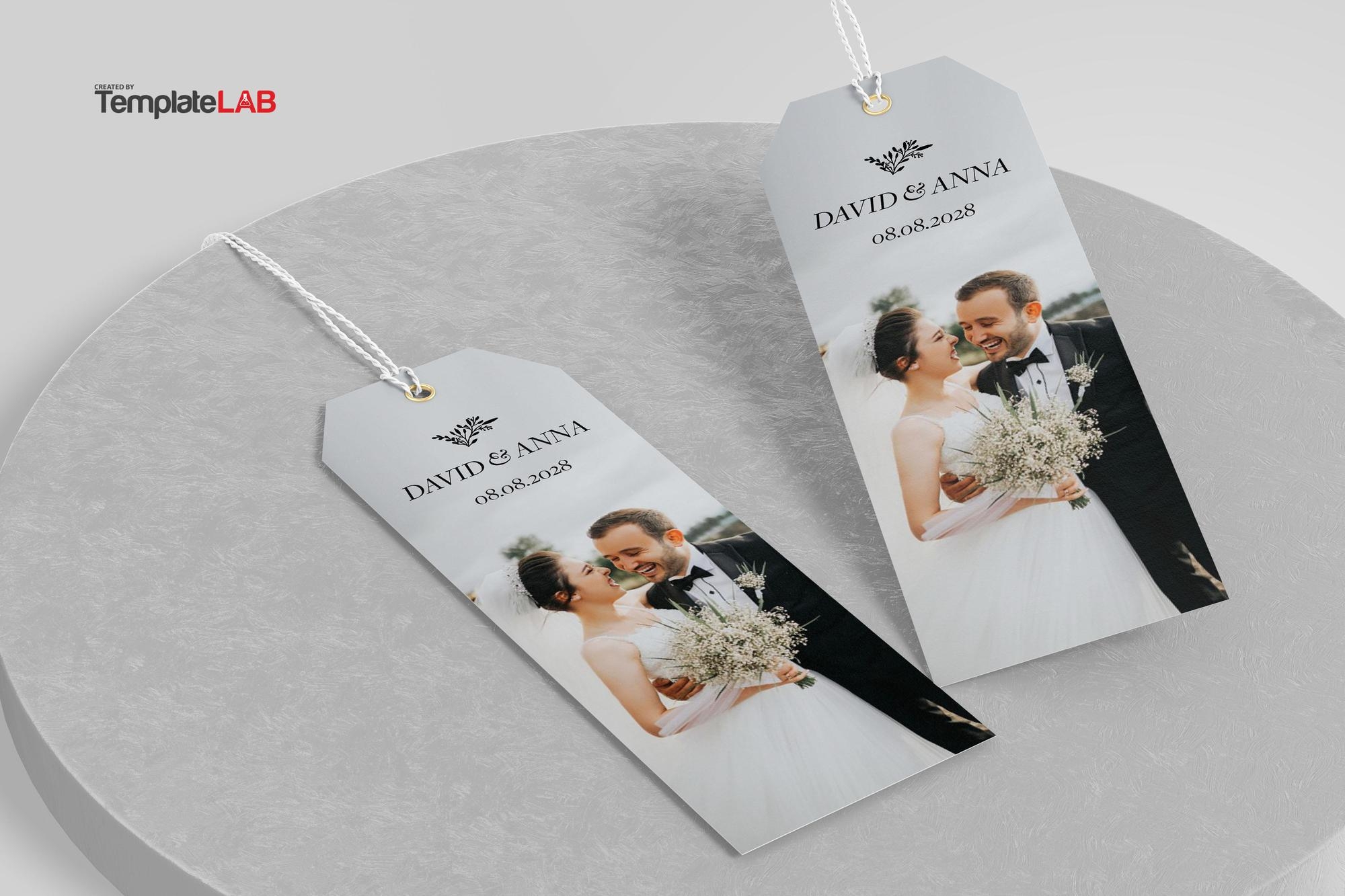 Free Printable Wedding Bookmark Templates