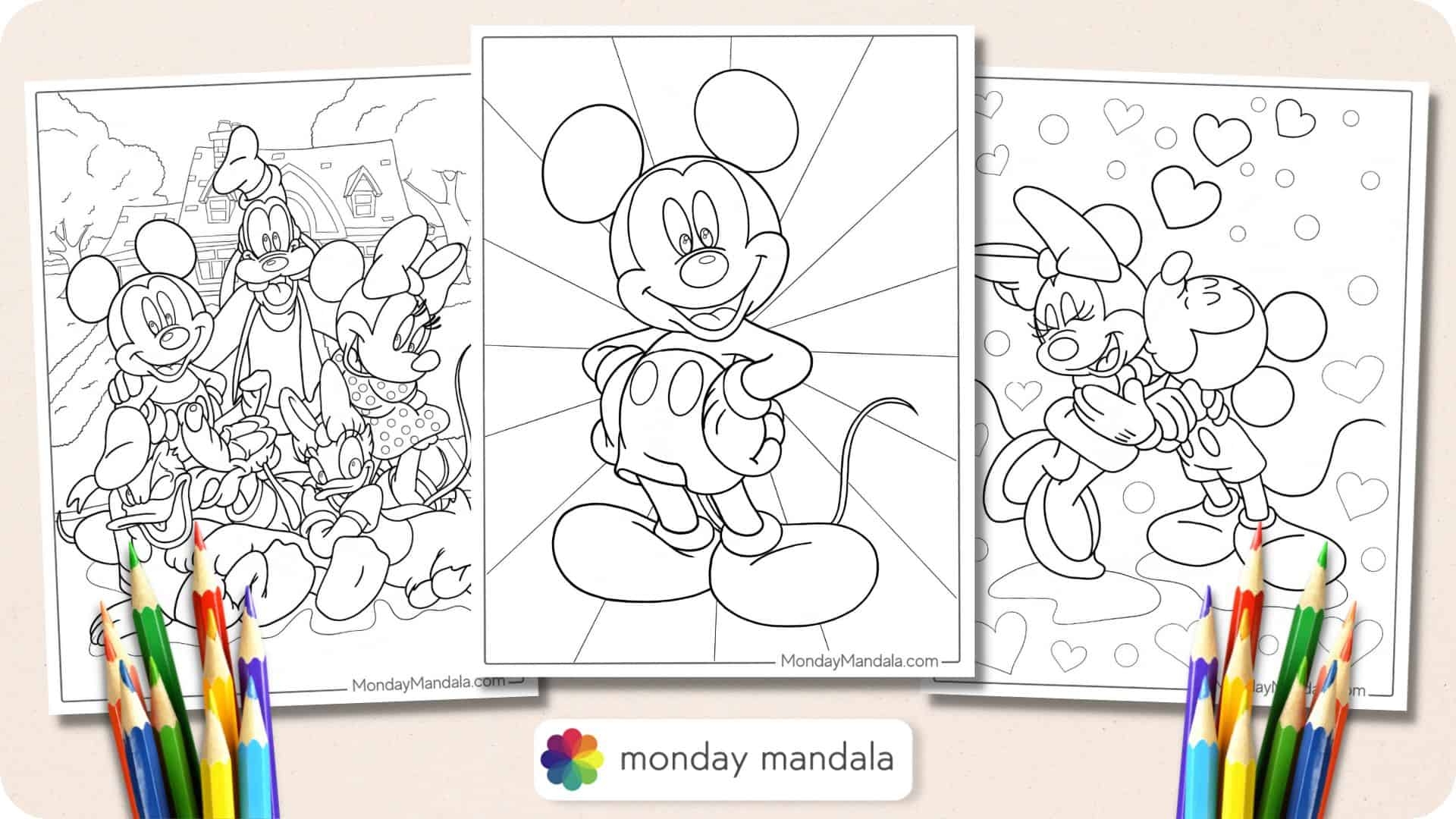 32 Mickey Mouse Coloring Pages Free PDF Printables 