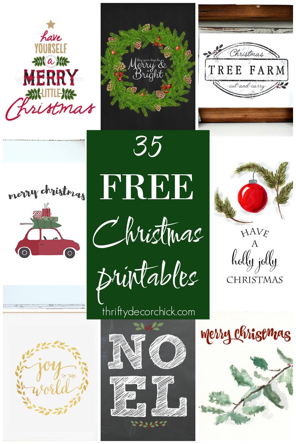 Christmas Art Printables Free
