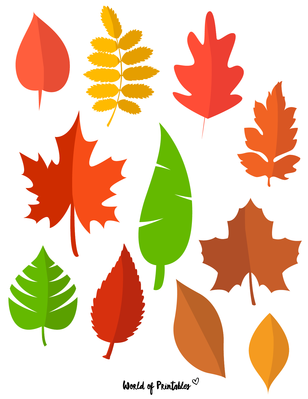 37 Printable Leaf Templates Outlines U0026 Shapes Free World Of Worksheets Library
