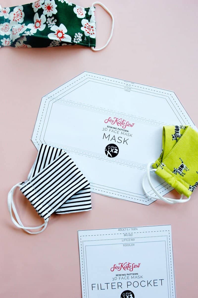 3d Mask Template The Most Comfortable Face Mask See Kate Sew