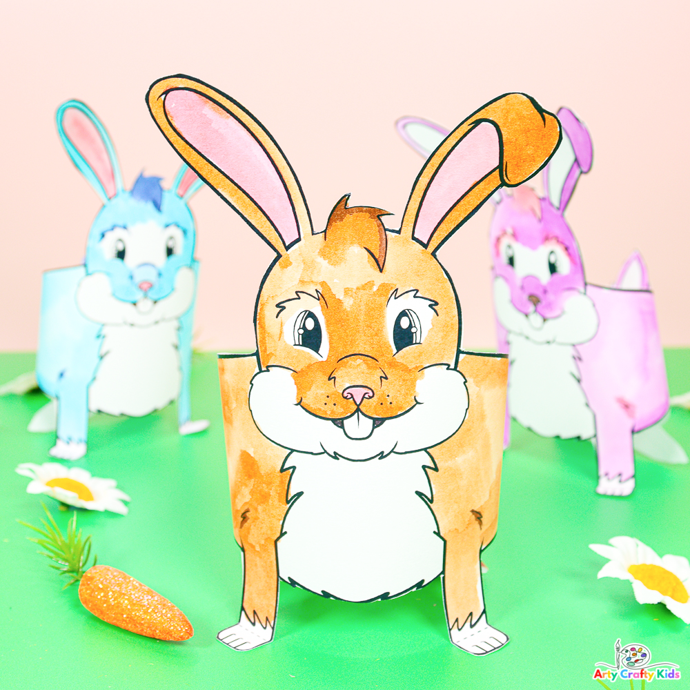 3D Printable Bunny Craft Arty Crafty Kids