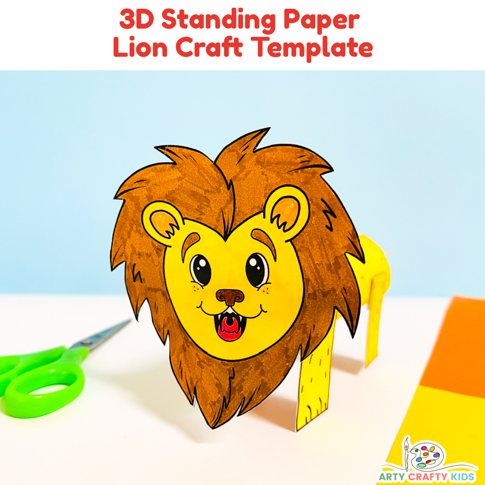 Free Printable Lion Craft Template