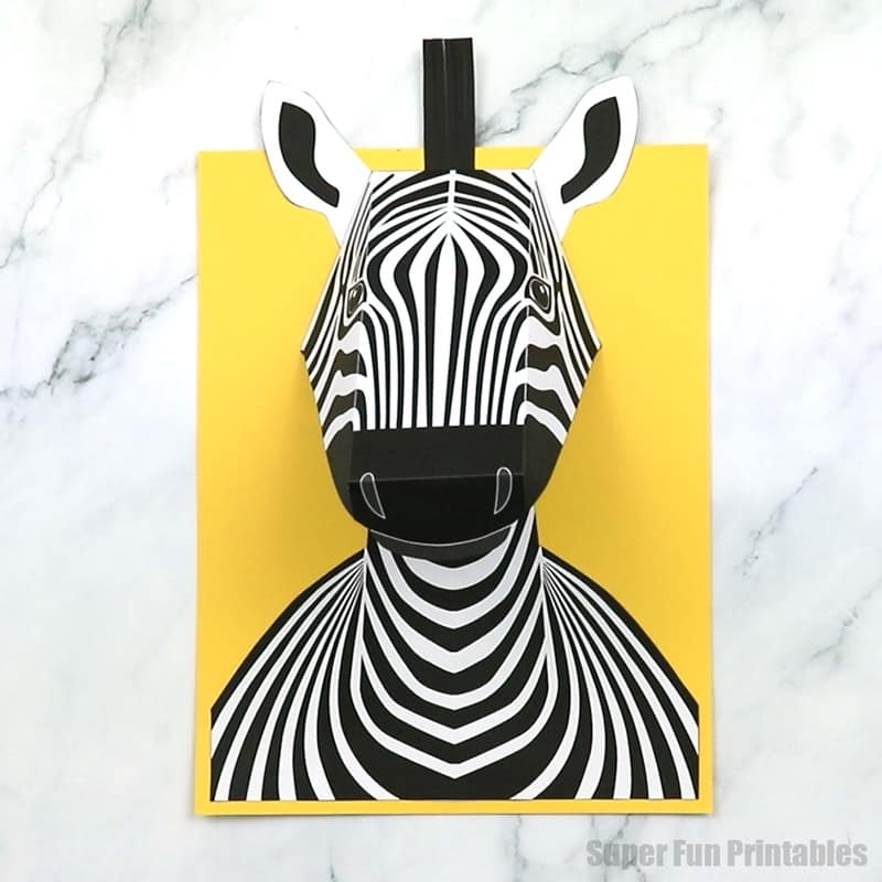 Zebra Template Free Printable