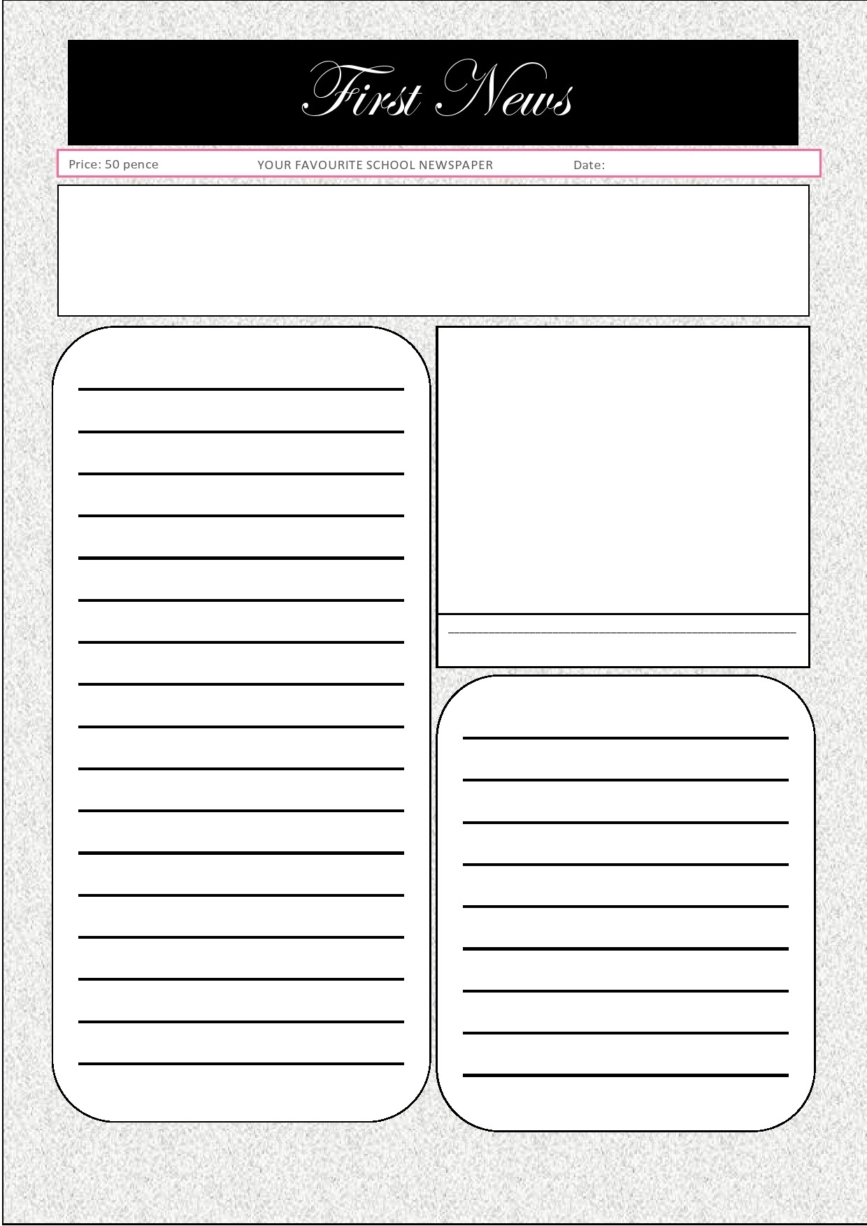 40 Best Newspaper U0026 News Article Templates Free 