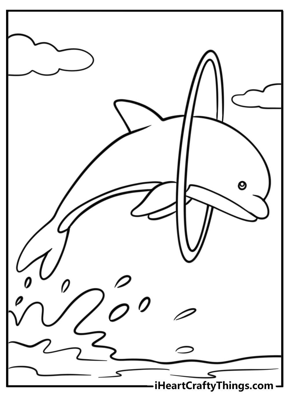 Free Printable Coloring Pages Dolphins