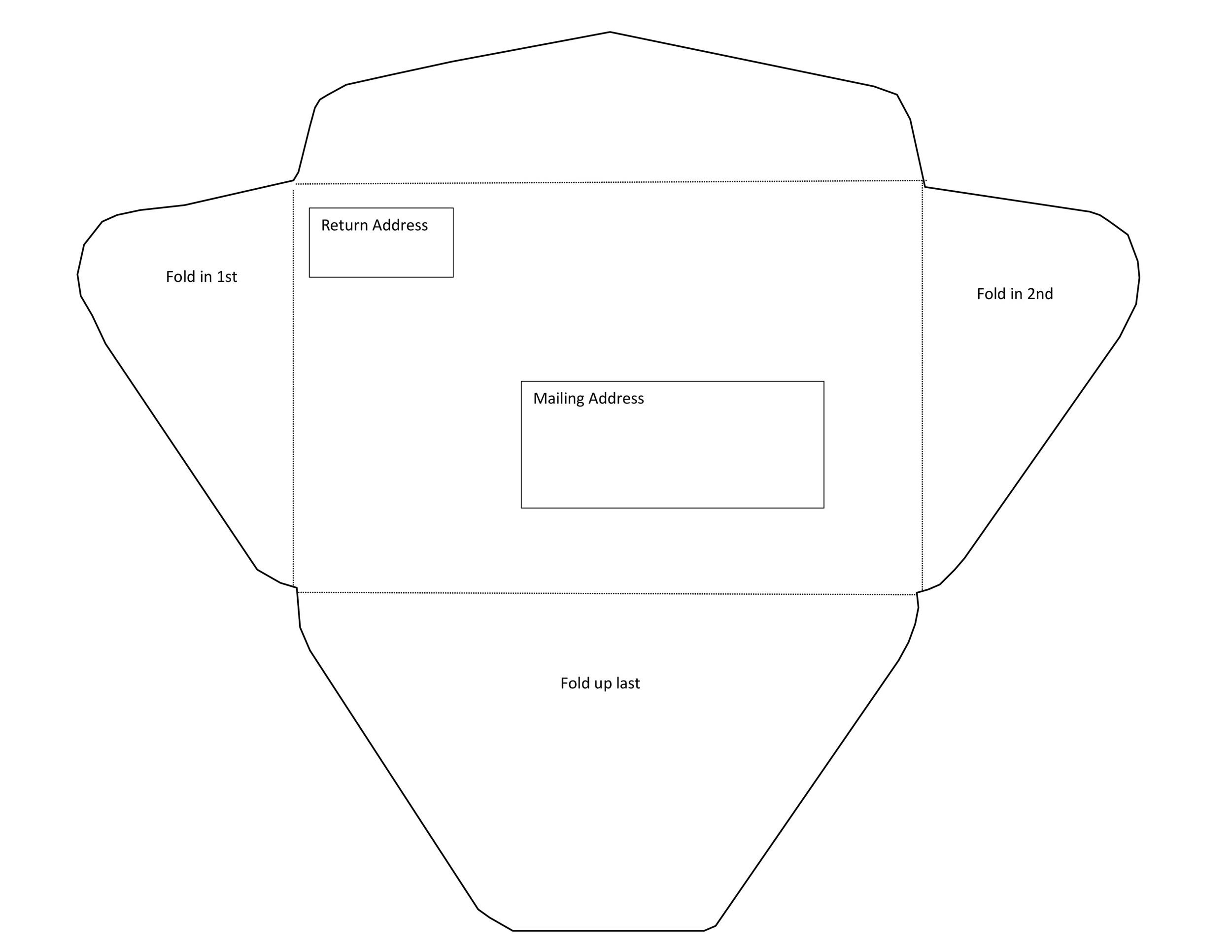 Patriotic Printable Envelope Template Free
