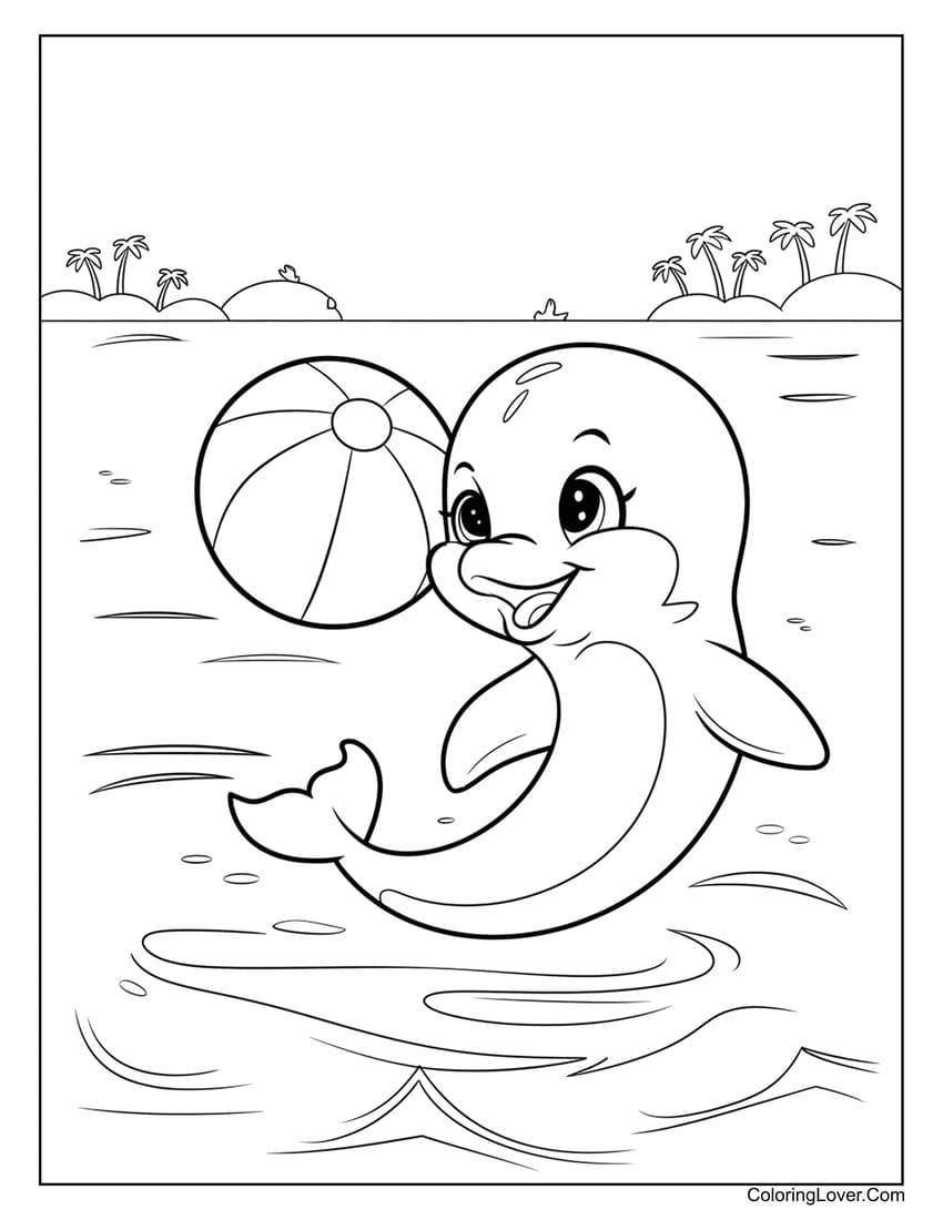 42 Dolphin Coloring Pages Free Printables For All Ages 