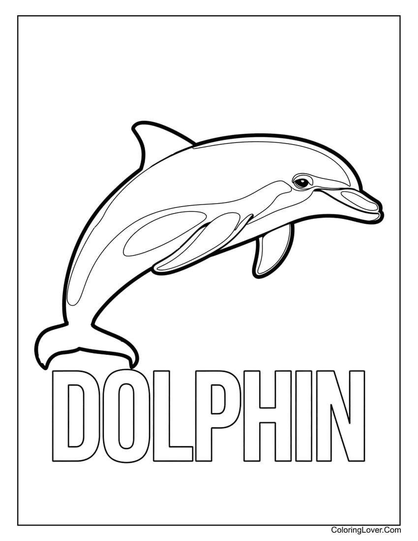 42 Dolphin Coloring Pages Free Printables For All Ages