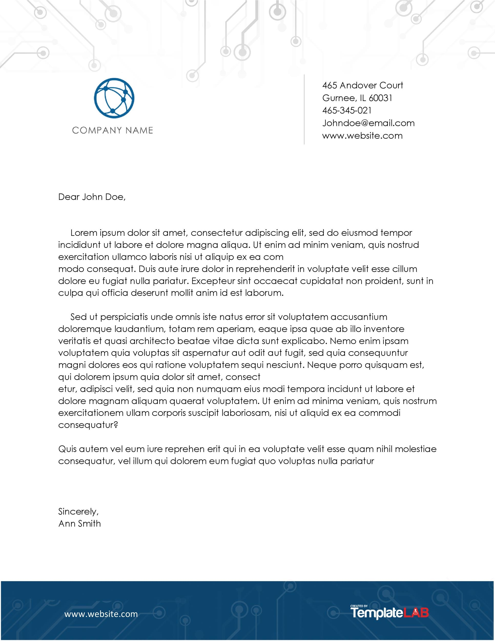 48 Free Letterhead Templates U0026 Examples Company Business Personal 
