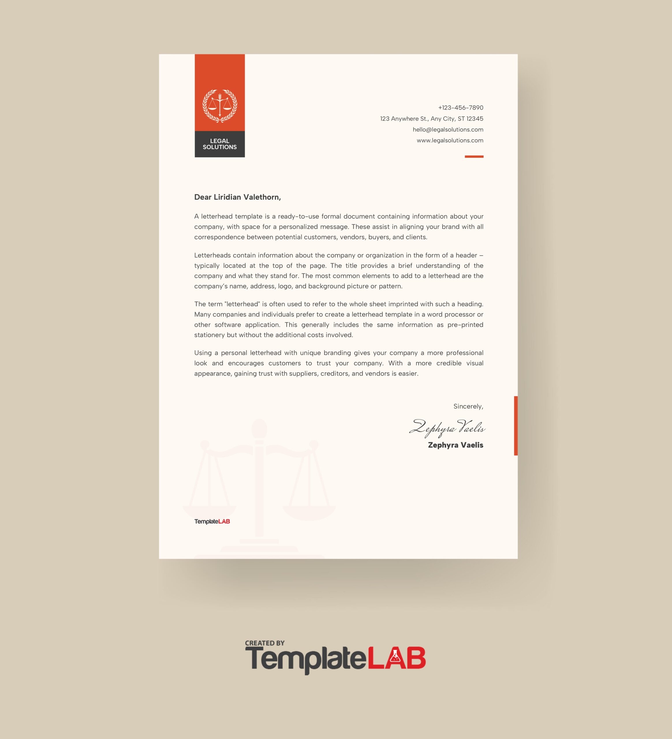 48 Free Letterhead Templates U0026 Examples Company Business Personal 48 Free Letterhead Templates U0026 Examples Company Business Personal