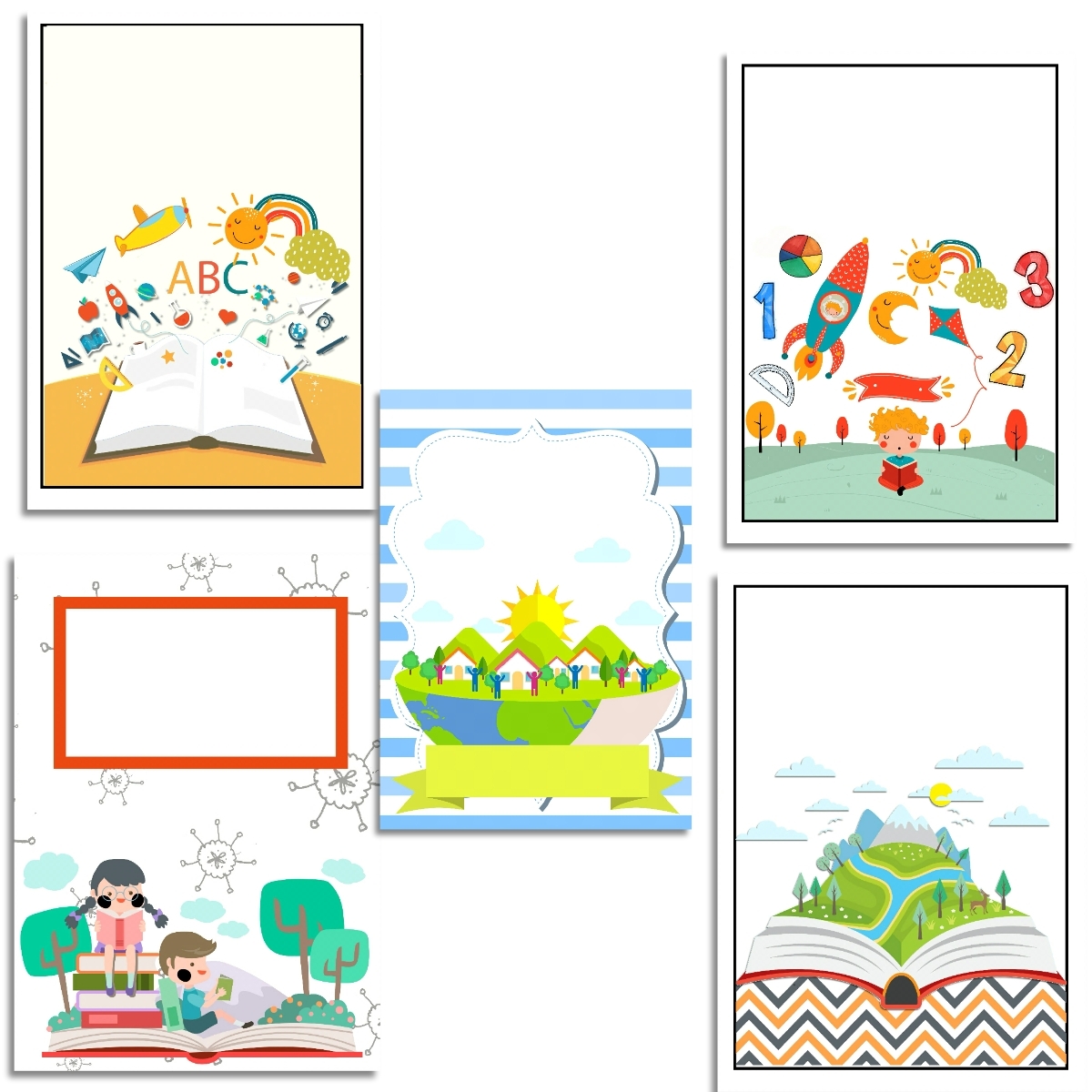 Free Printable Book Cover Template