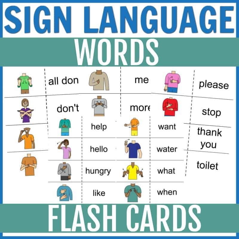 Free Printable Sign Language