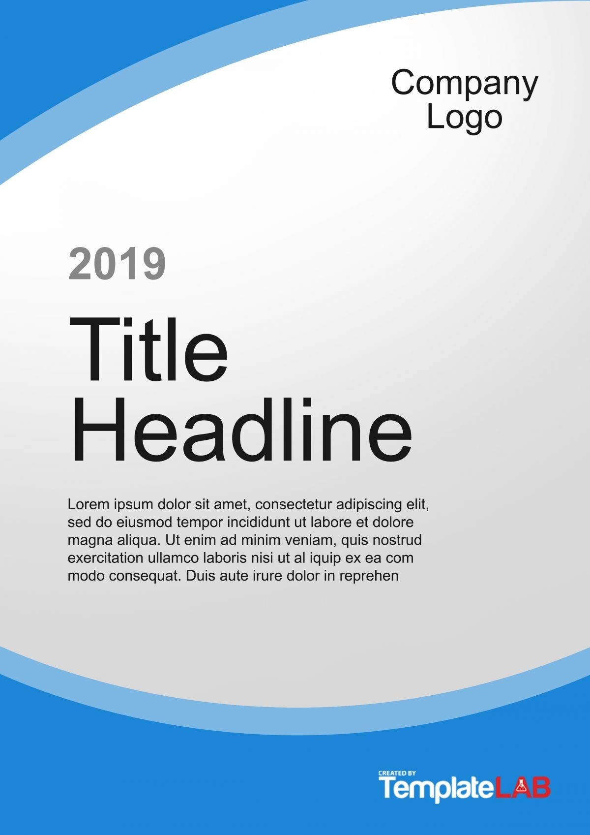 Word Cover Page Template Printable Free