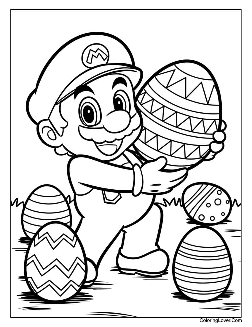 Free Printable Mario Coloring Pages