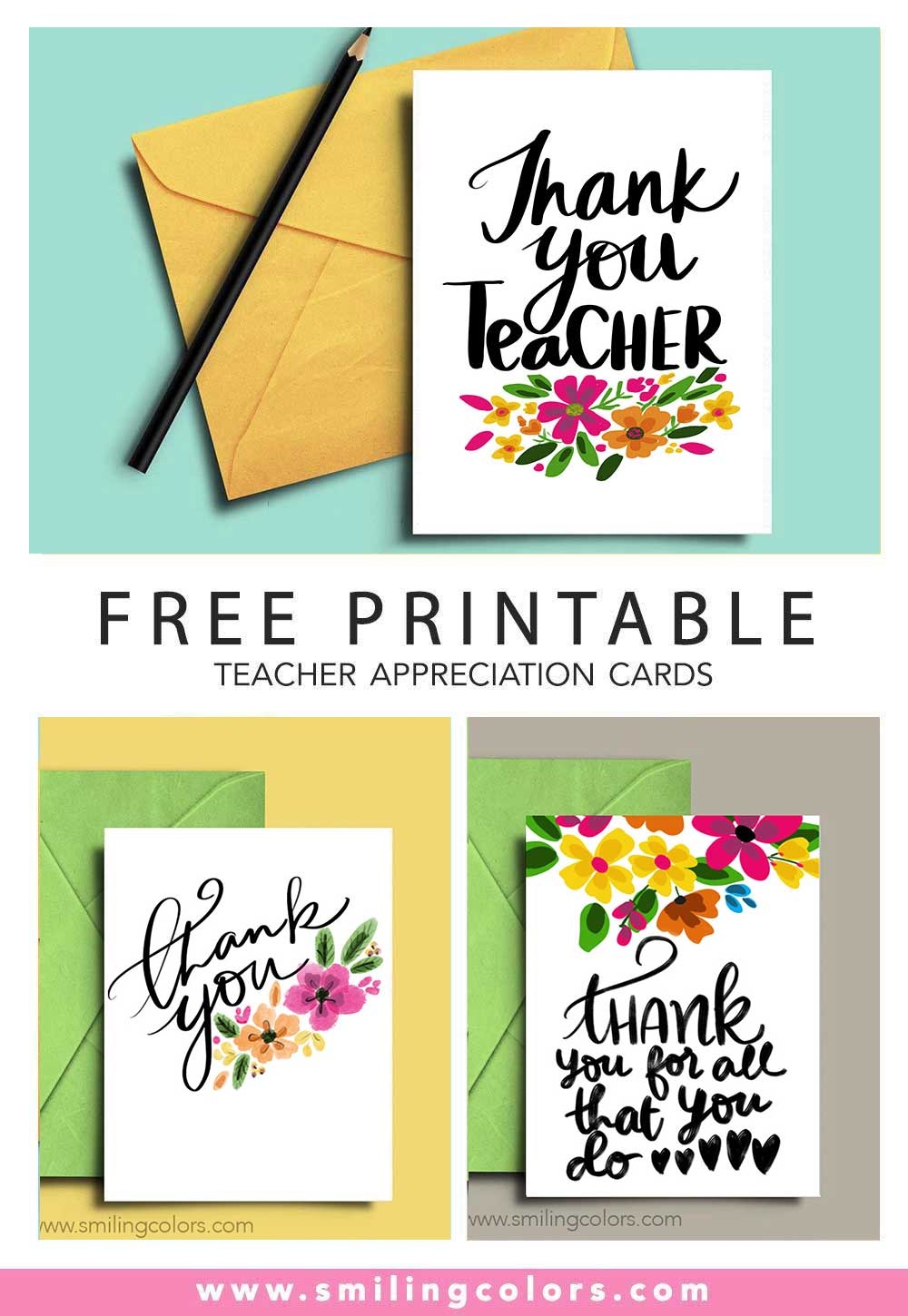 Free Printable Thank You Card Template