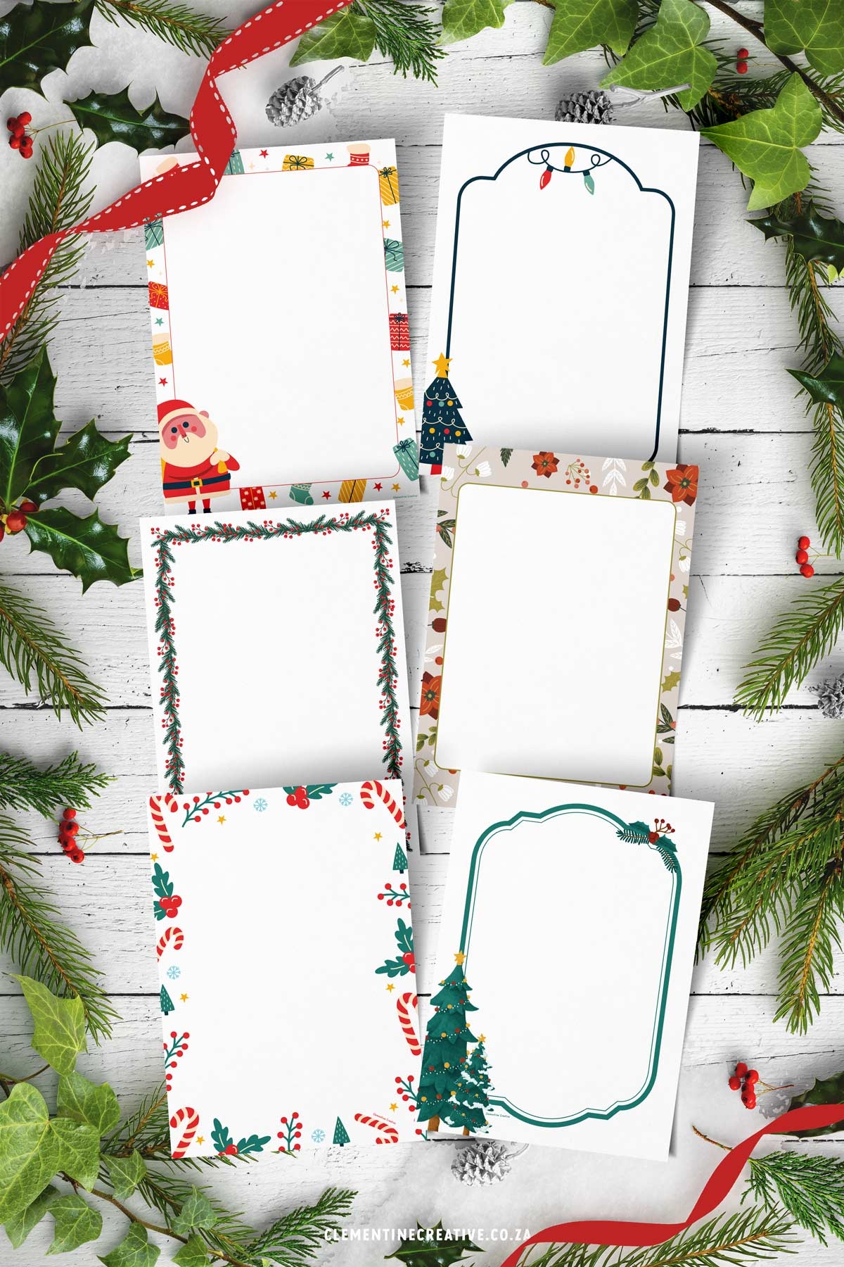 Free Printable Christmas Border