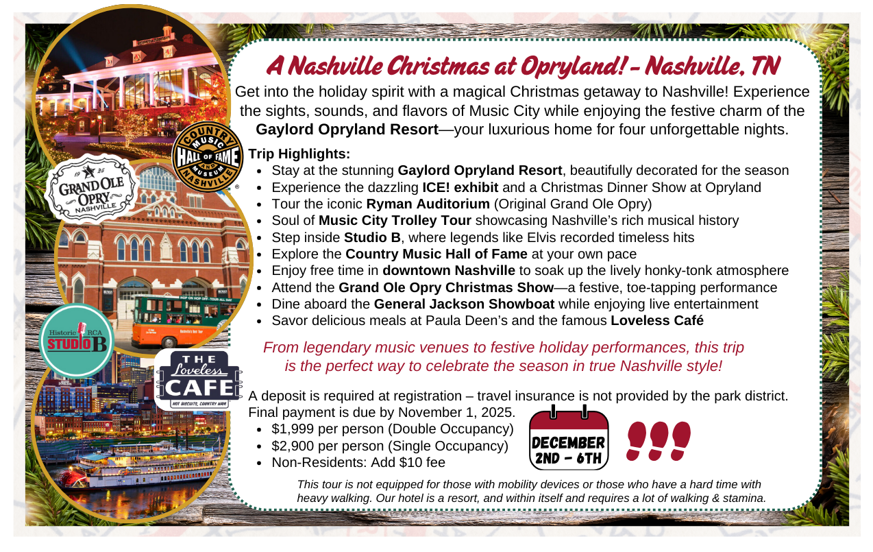 A Nashville Christmas At Opryland December 2 2025