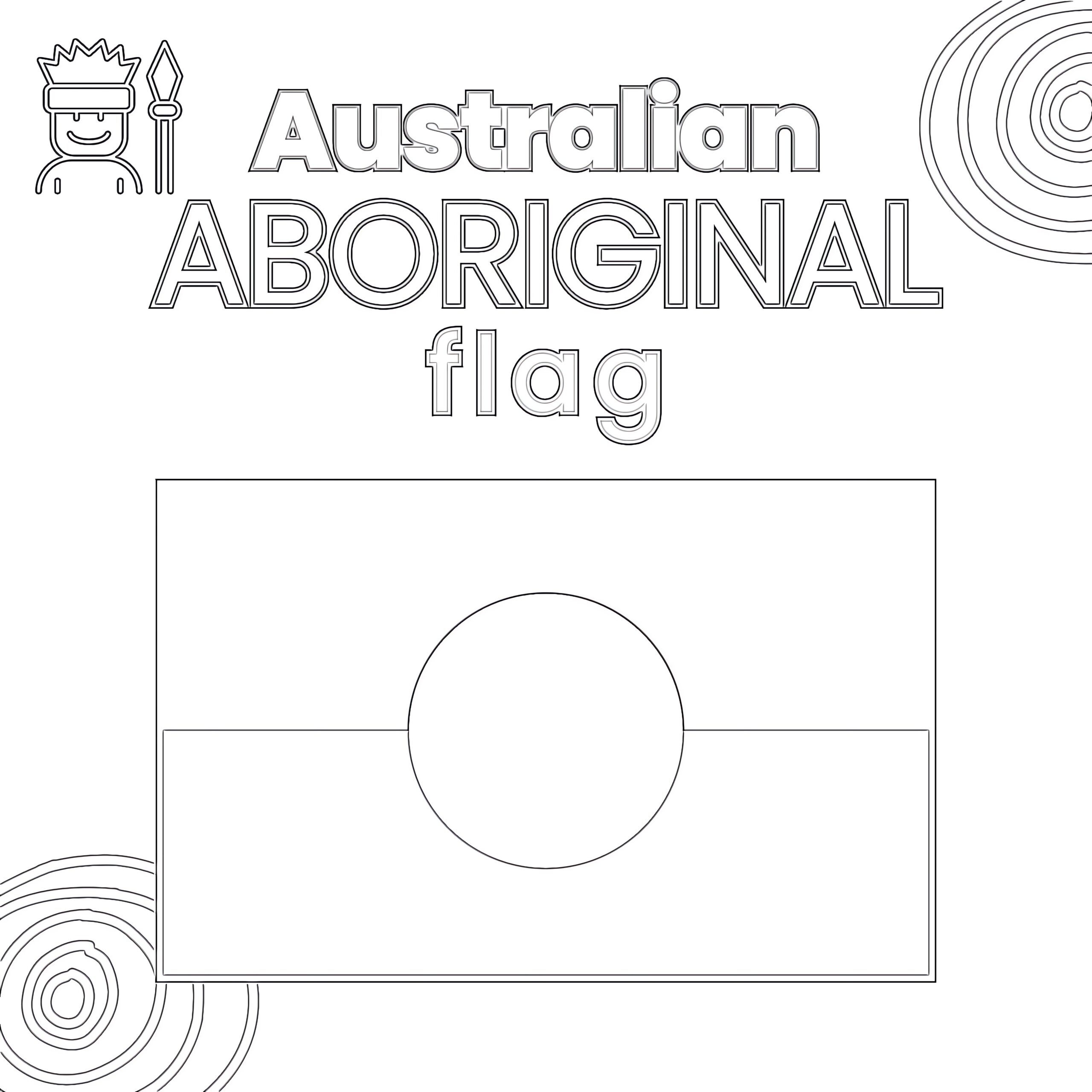 Free Printable Australian Flag Template