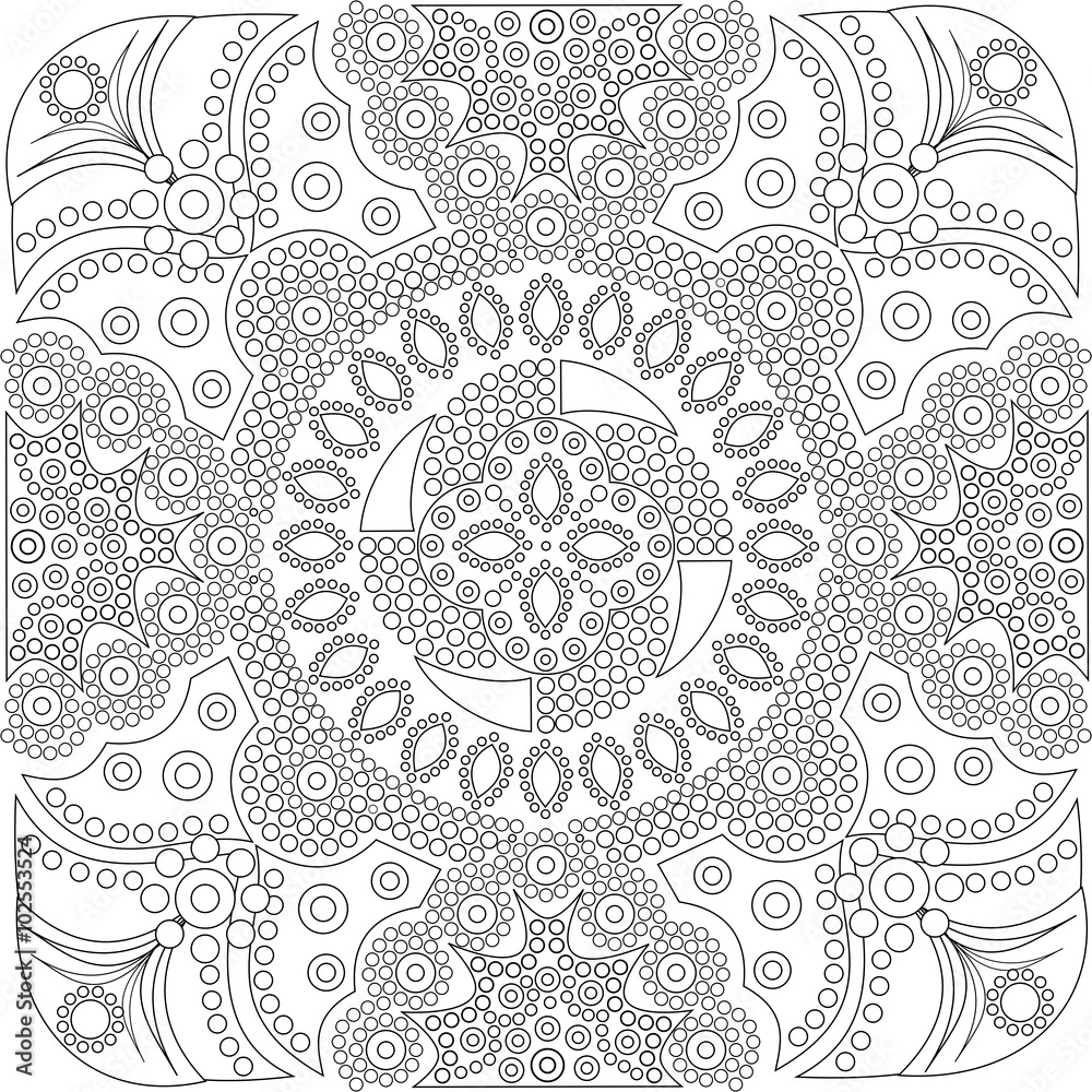 Aboriginal Style Of Dot Painting And Power Of Mandala 16 1a Worksheets Library