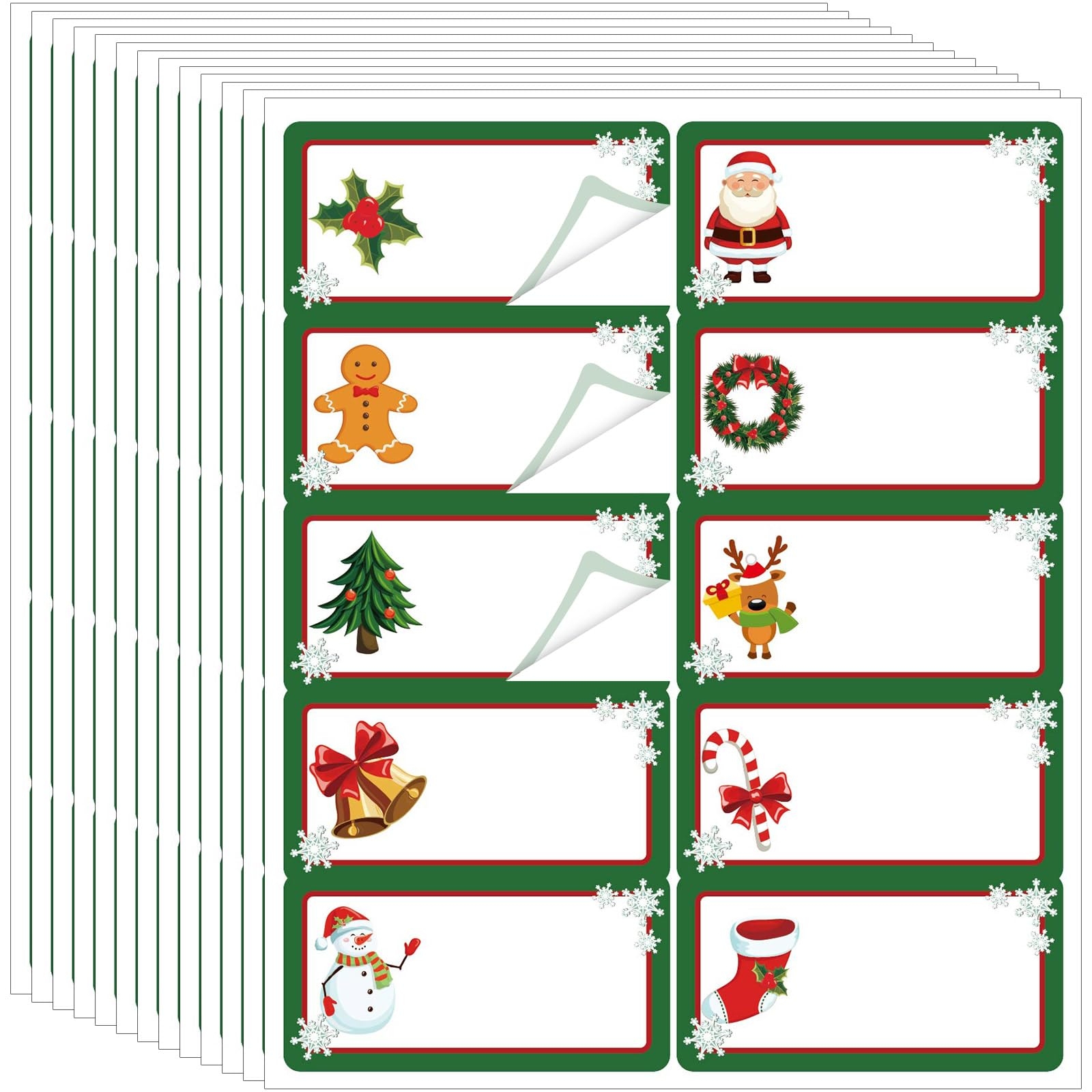 Free Printable Christmas Label Template
