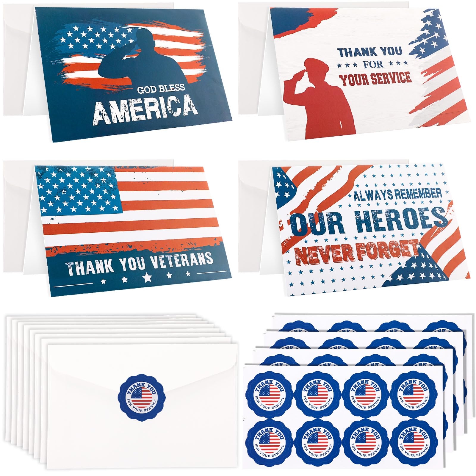 Patriotic Printable Envelope Template Free