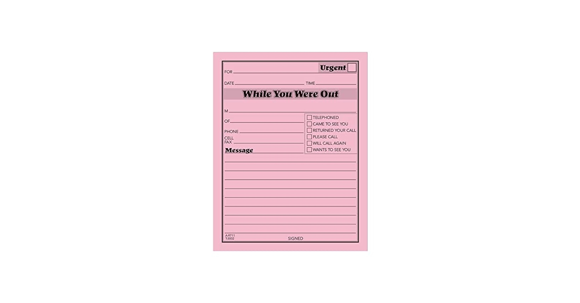 Amazon TOPS Message Pad Notes On Back 4 25 X 5 5 Inches 
