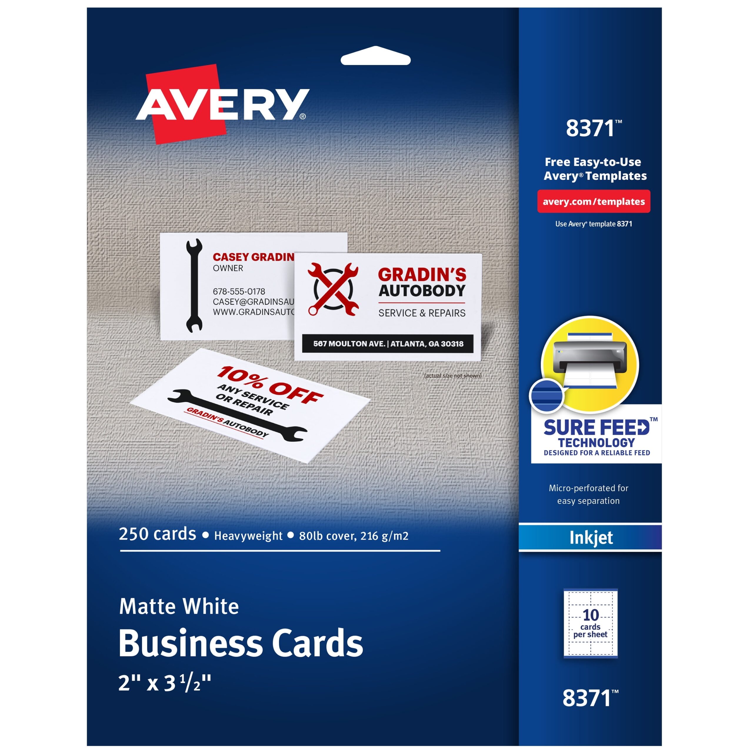 Free Printable Avery Business Card Templates