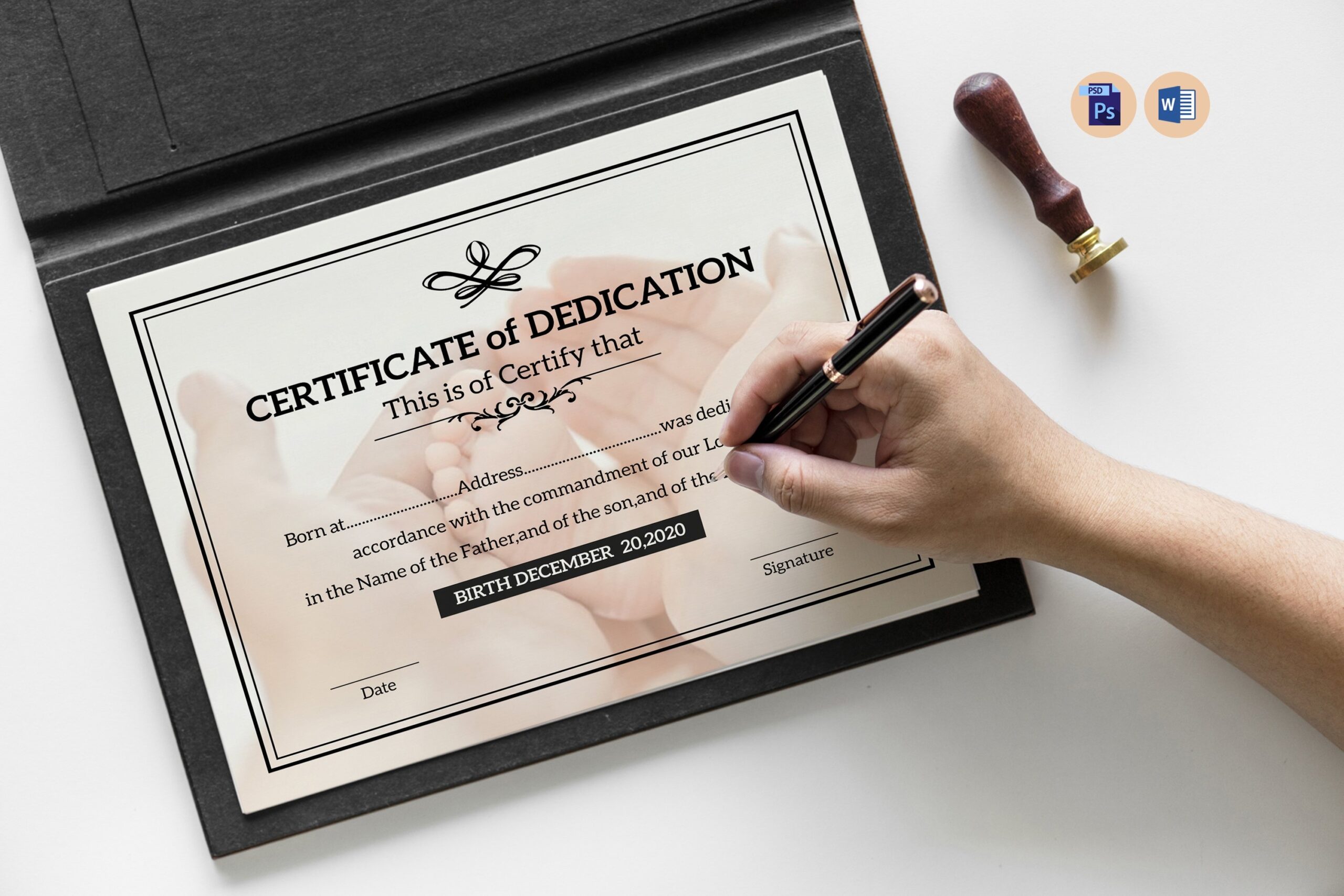Baby Dedication Certificate 941579 