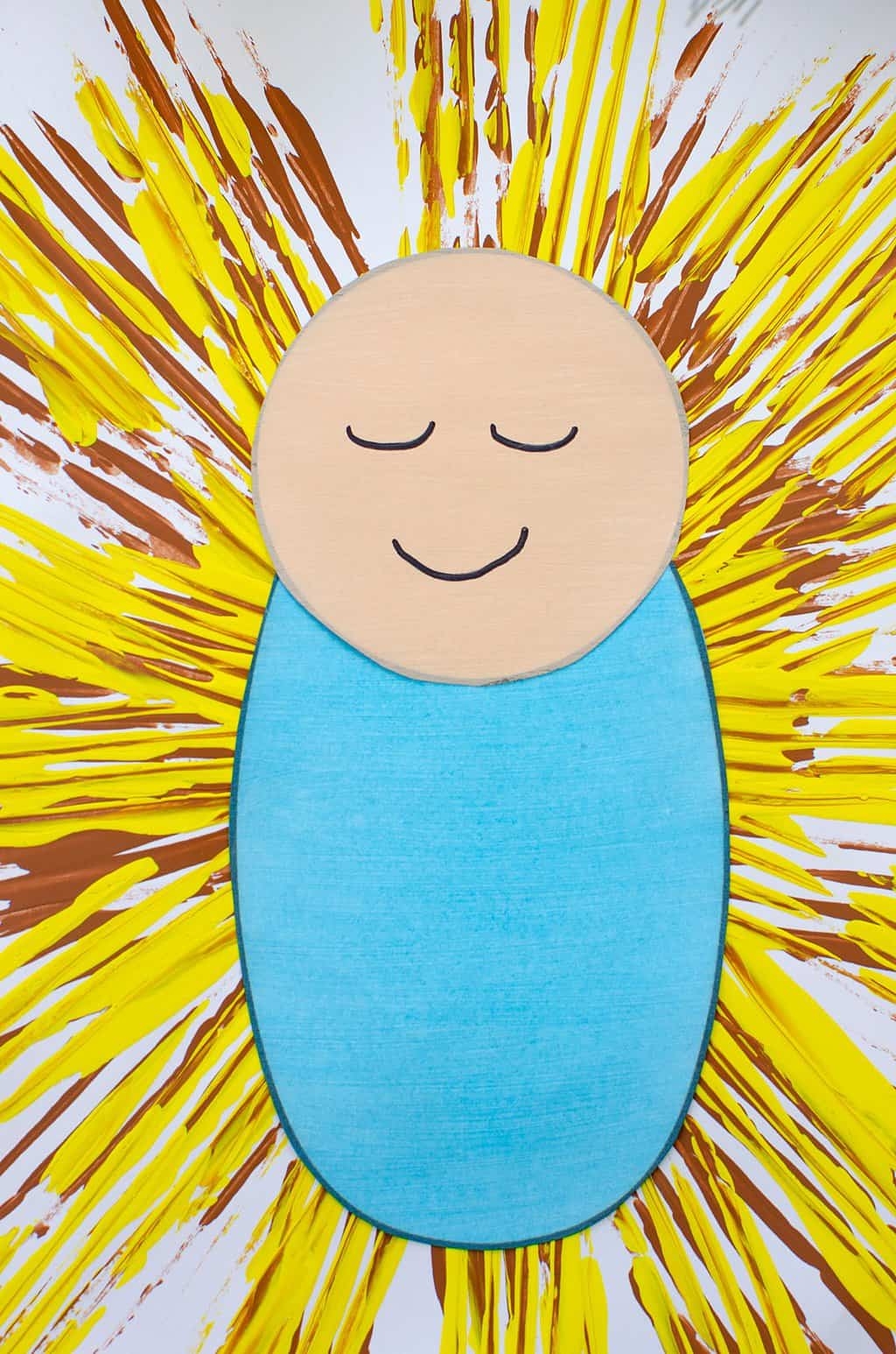 Baby Jesus Christmas Craft Big Family Blessings