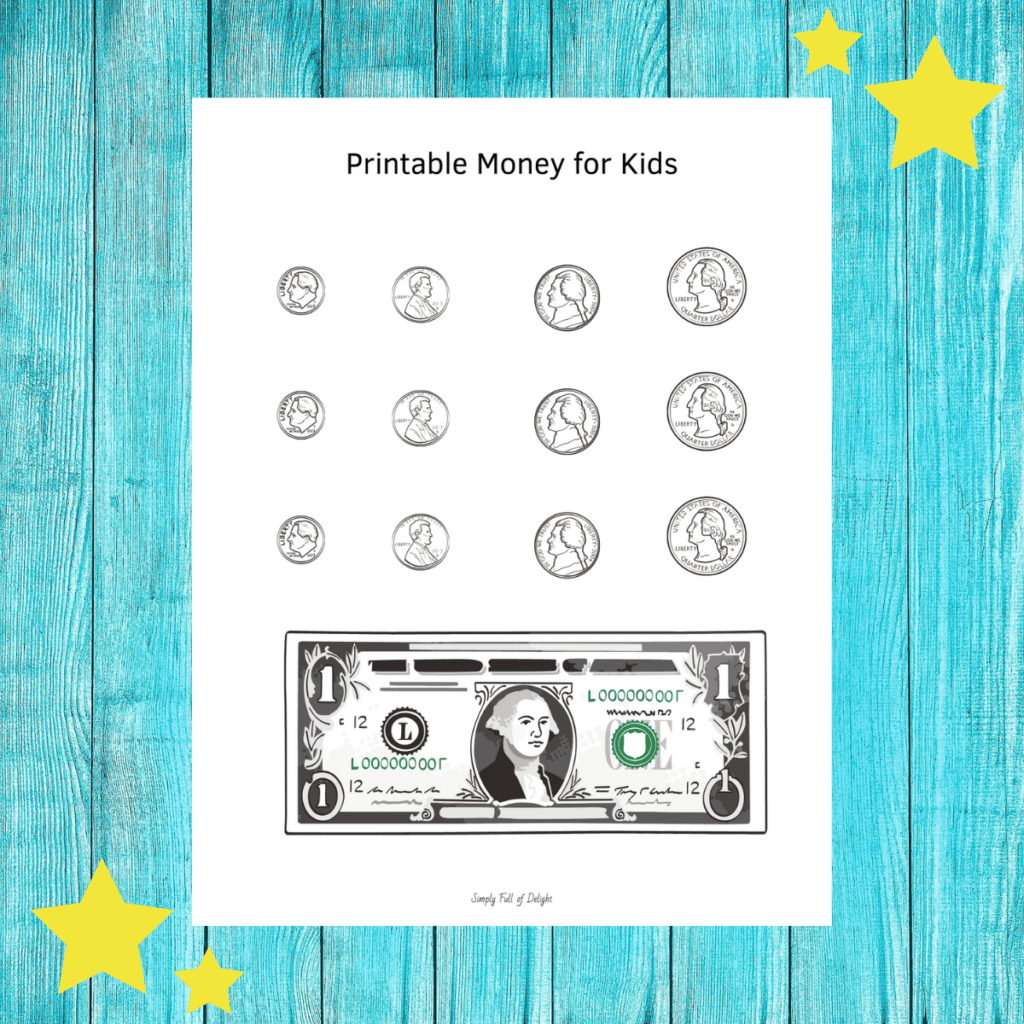 Blank Money Template Printable