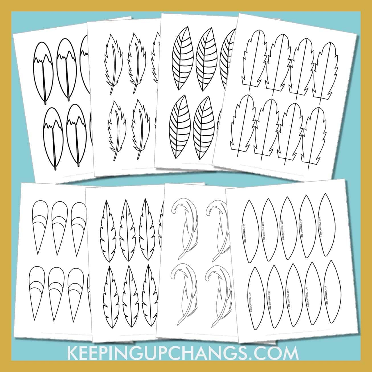 Best Free Printable Feather Outlines Templates Stencils Top Downloads Best Free Printable Feather Outlines Templates Stencils Top Downloads