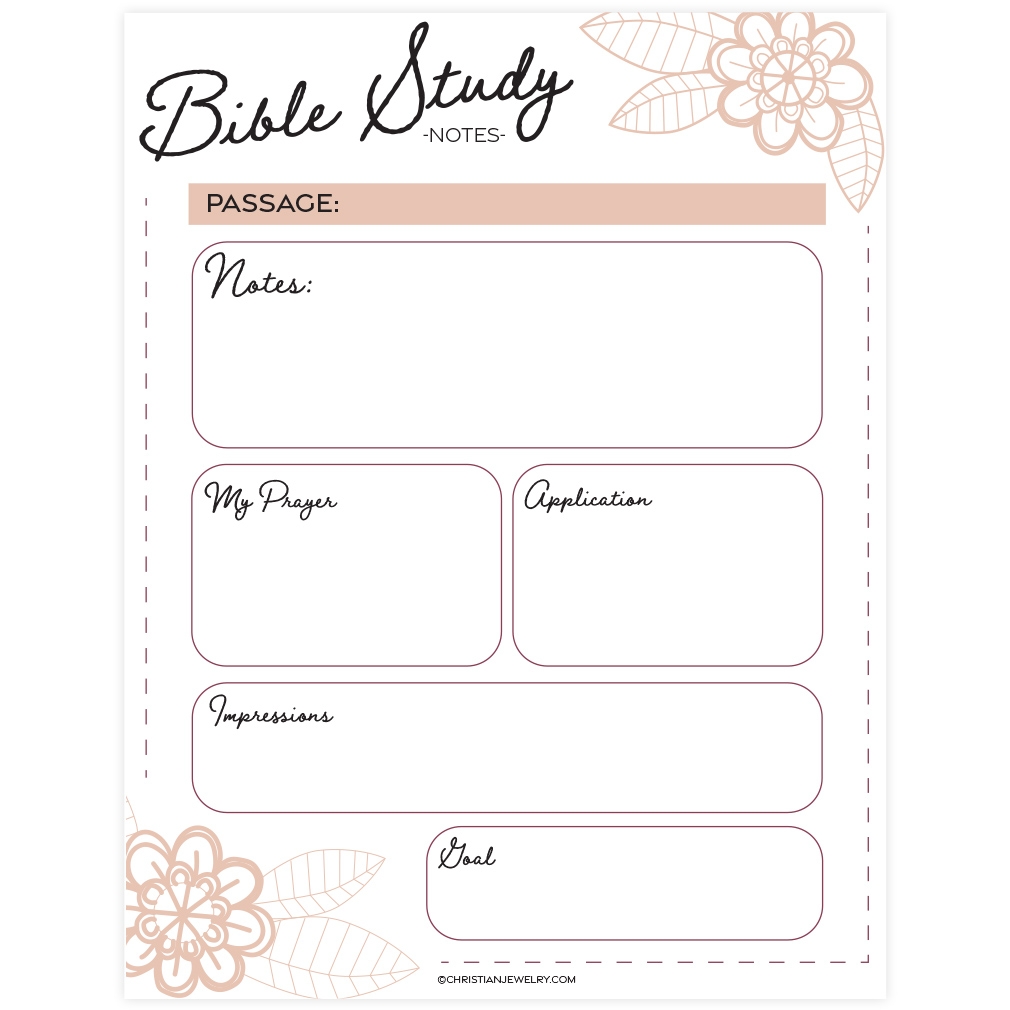 Bible Lesson Template Printables Free