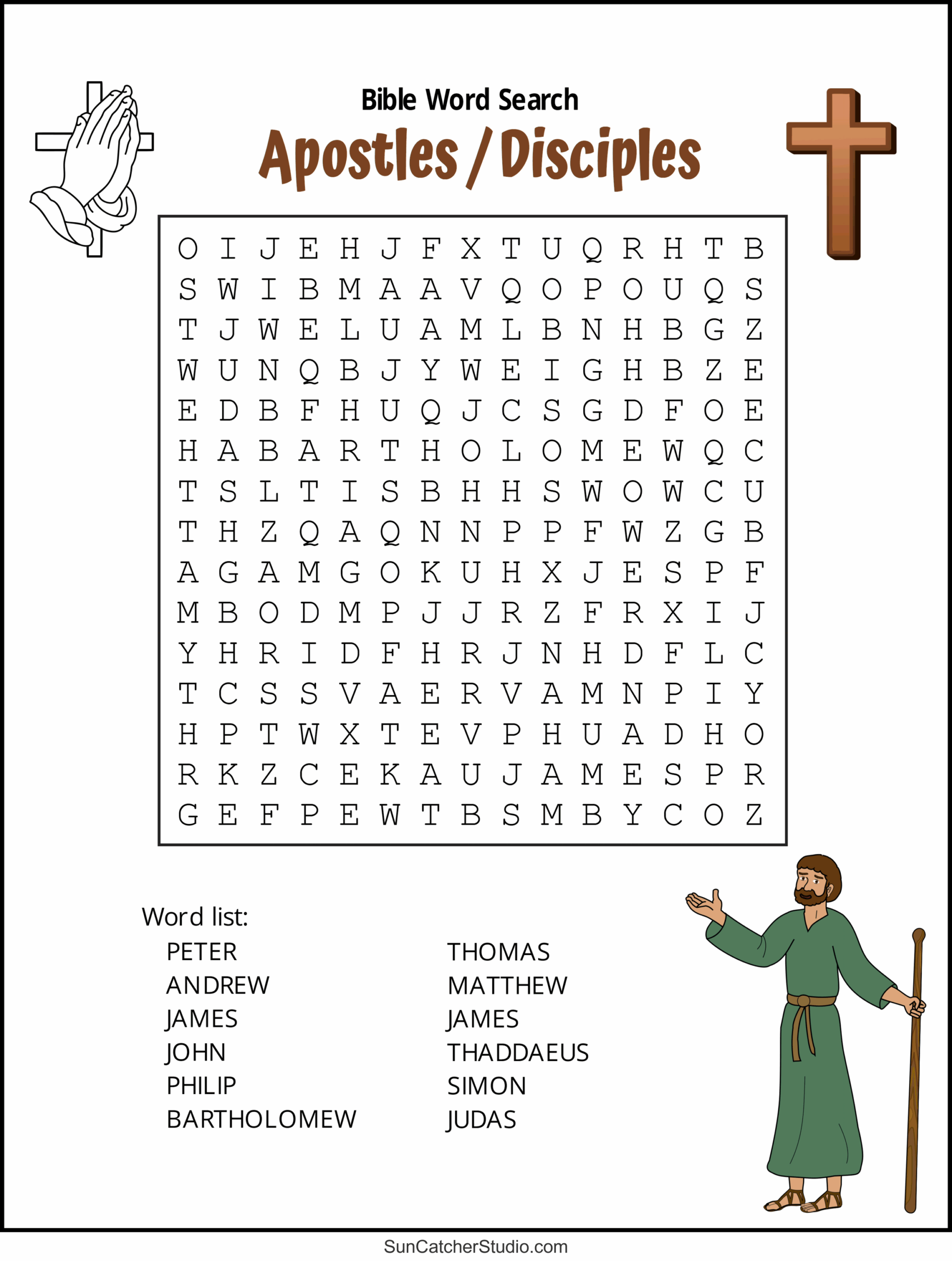 Free Printable Bible Word Search