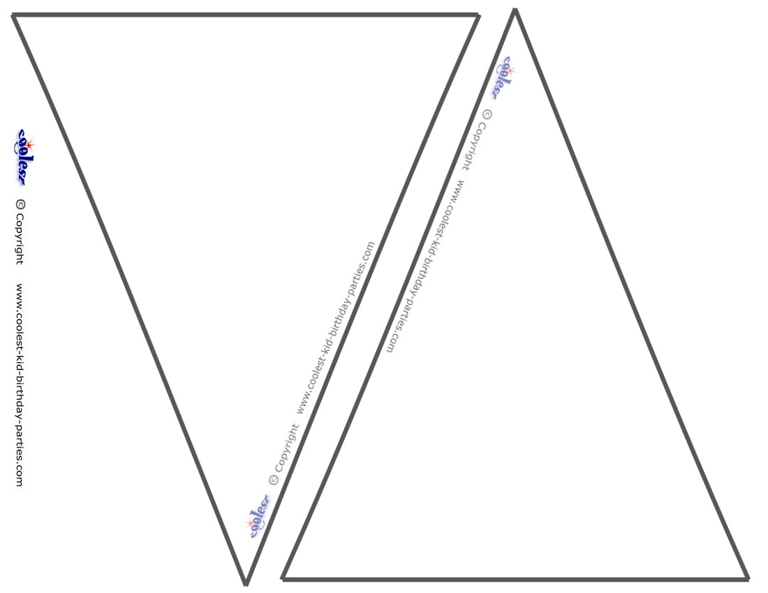 Printable Blank Flag Template
