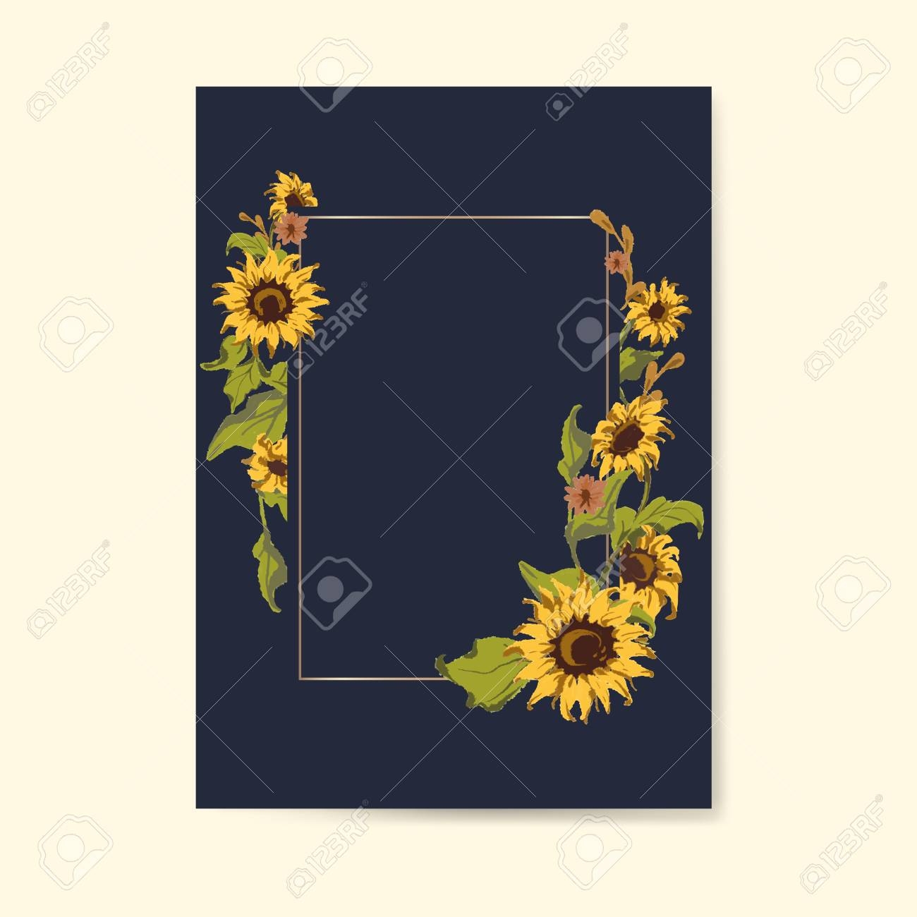 Free Printable Blank Sunflower Invitations