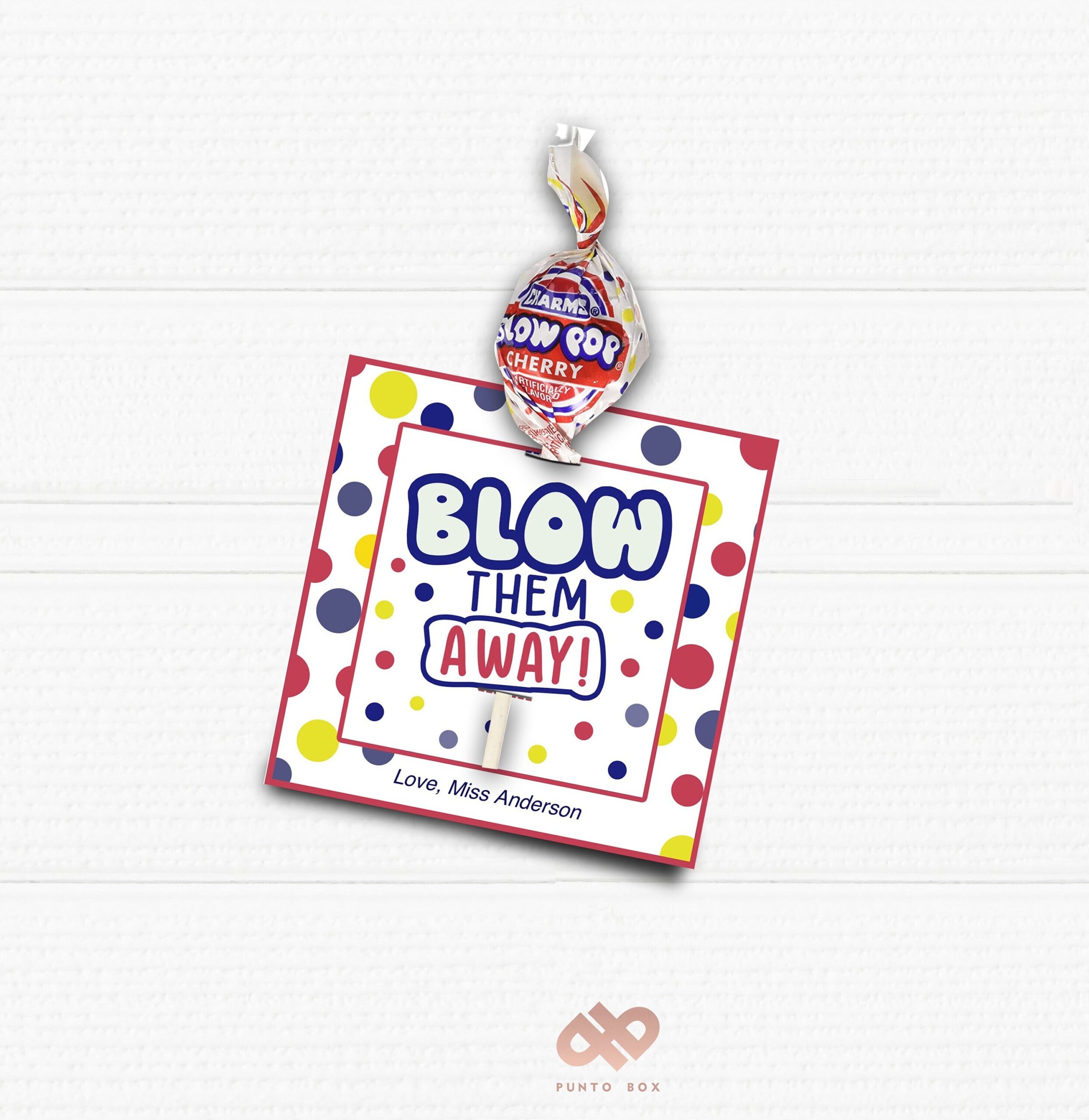 Blow Pop Test Tag Etsy