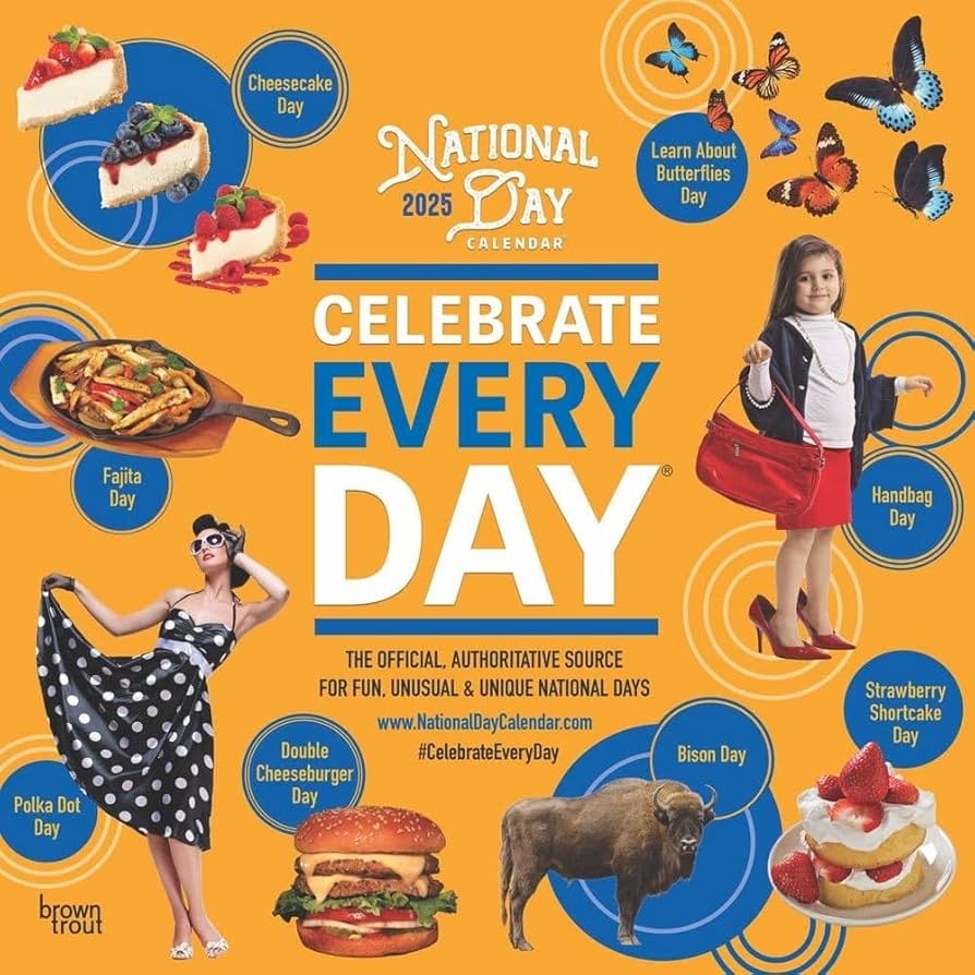 BrownTrout National Day 2025 Wall Calendar