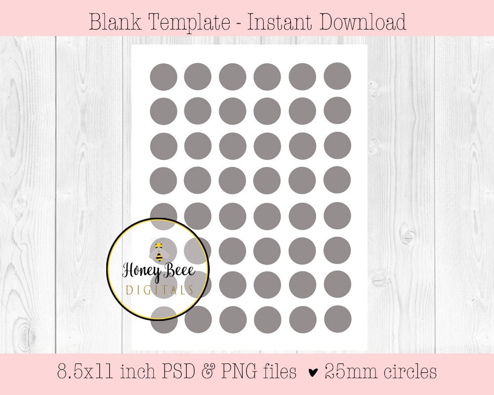 Cabochon Template Etsy